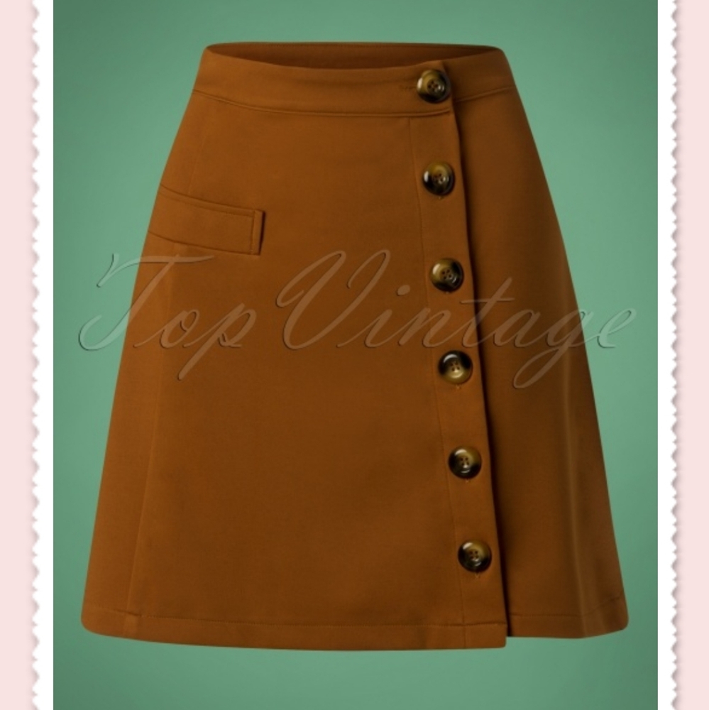 60's skirt in Tobacco